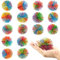Bomtop 16 Stück Stringy Balls, Wuschelball, Sensory Fidget Stringy Balls, Rainbow Squeeze Ball, Regenbogenball Kinder, Mitgebsel Kindergeburtstag, Stressball Kinder, Stressabbau Spielzeug für Kinder