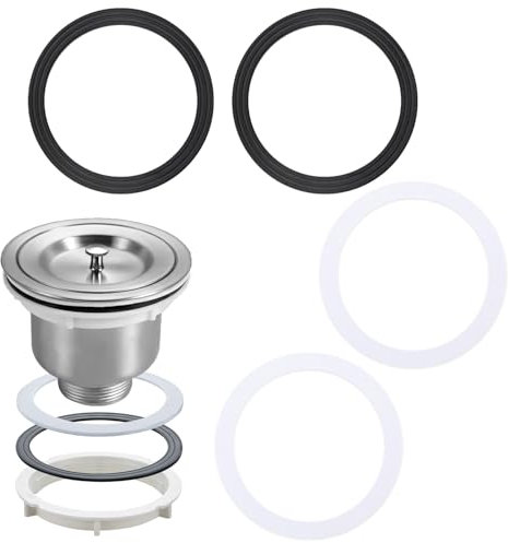 2 Set 110 mm O Ring Rondella di tenuta, Plug Sink Guarnizione di gomma O Anelli in gomma Kit di tenuta assortiti per rubinetto fai da te Lavandini Bacino Plug