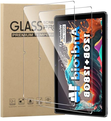 MEMELOKA Verre Trempé pour Hasskya ‎K70 10.1 Pouces, 2 Pièces 9H Dureté [Anti-Rayures][Sans Bulles][Haute Définition] Protection Écran pour Hasskya ‎K70