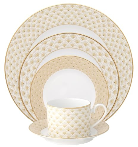 Noritake Trocadero Gold 5-Piece Place Setting, Service For 1
