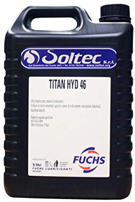 Olio Idraulico 46 per Gru 4 L per mezzi industriali agricoli meccanismi FUCHS TITAN alta qualità