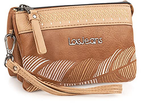 Lois - Bolso Mano Mujer Elegante Estilo Moderno Casual Para Ocio - Bolso De Mano De Mujer Pequeño Versátil para Uso Diario y Eventos, Marron