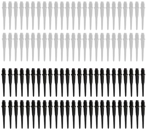 DHWEKU 100 Pezzi Punte per Freccette, in plastica, per Bersaglio elettronico,Darts Parts