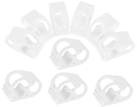 MUCKLILY 10pcs Clamp Hose Clamps Flow Control Tube Clip for Pipe Clips Heavy Duty Garden Hose Water Flow Control Applications
