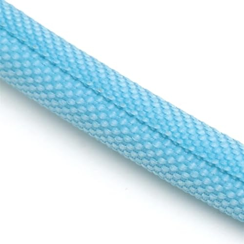 1/2/5 m självstängande expanderande flätat fodral med isolerande omslag, kabelskyddsfodral, kabelorganisatör för att organisera kablar eller dölja dem (blå 1,38 mm, 1 meter)