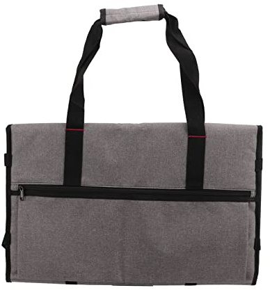 Kannlbaox Monitor Carrying Case for 24in LCD Screen, Computer Monitor Bag, Protective Desktop Monitor Moving Case with Reinforced Handle and Multi Pocket, Lightweight Travel Storage Solution (Gray)