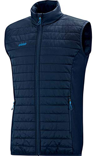 JAKO Damer quiltad väst premium annan jacka, marinblå 34