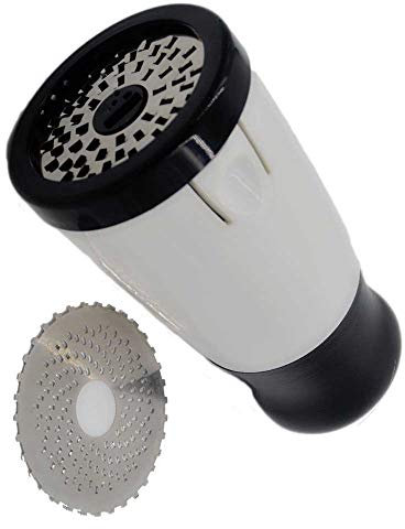 Grattugia per formaggio, grattugia quadrata in acciaio inox, multiuso, adatta per zenzero, limone, burro, verdure, carota, noce moscata con le nostre superfici ruvide, fini e affettate di Casiz