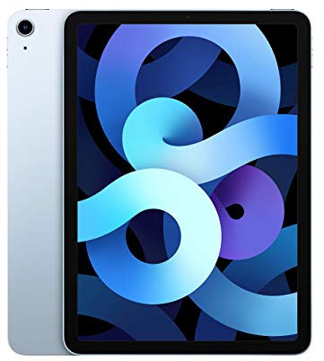2020 Apple iPad Air (10.9-inch, Wi-Fi, 256GB) Sky Blue (Renewed)