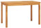 vidaXL Teak Massiv Garten Esstisch Terrassentisch Gartentisch Gartenmöbel Holztisch Balkontisch Massivholztisch Outdoor 120x70x77cm