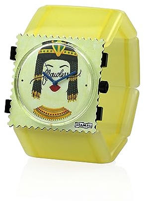 S.T.A.M.P. S. Set di orologi, quadrante con bracciale, orologio da polso, cassa dell'orologio, quadrante alternato, orologio analogico al quarzo, cinturino belta, cinturino trasparente, cinturino a