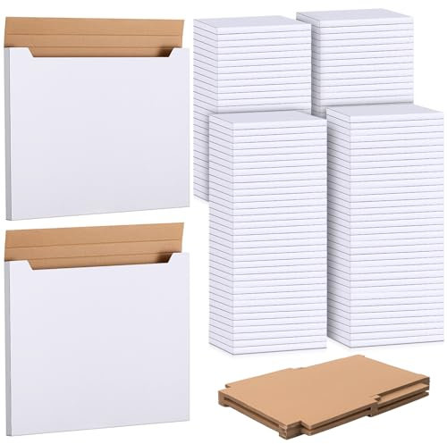 Fuyoooo 40 Pack 20x16x1 Inches Shipping Boxes Medium Corrugated Cardboard Box for Packing Moving Mailing Business Book Christmas Party Gifts Craft