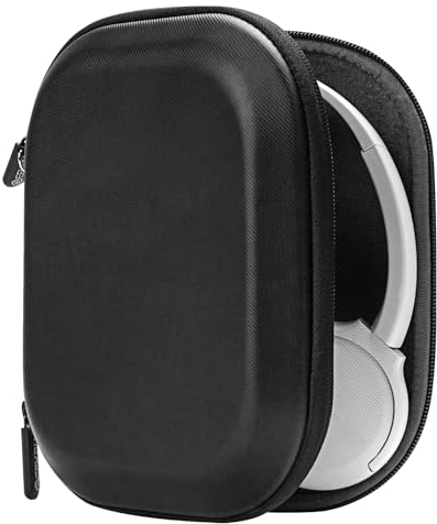 Geekria Funda para Auriculares Sony WH-CH510, WH-CH500, WH-XB900N, WH-1000XM3, WH-1000XM2, MDR-1000X, Estuch Rígido de Transporte, Viaje Bolsa