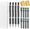 15 Stück Druckbleistift Set, 0,3/0,5/0,7/0.9 Mechanical Pencil Minenbleistifte Kinder Fallminenstift Metall Automatische Bleistifte Mit 8 Bleistiftminen HB 2 Radiergummi Federmäppchen Büro Zubehör