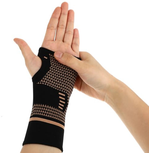 Ptwola Handgelenkbandage Kompressive Handgelenkstütze Arthritis Handschuhe Bequeme Elastische Bandage Daumen Stützen Atmungsaktive Daumenstütze aus Nylon für Damen und Herren