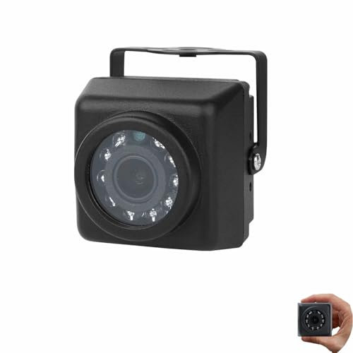 REVODATA HD 5MP IP65 Waterproof POE IP Mini Camera,940nm Invisible 10pcs LED Infrarouge Vision de Nuit Objectif 3.6mm Intérieur/Extérieur Sécurité POE Caméra H.265/H.264 (I704-3-P-HSV6)