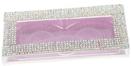 FOMIYES Wimpern Aufbewahrungsbox Mit Halter Für Verlängerung Organizer Für Make-up Mit Schale Und Basiskarte Tragbar Für Reisen Schutz Vor Feuchtigkeit