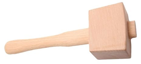 DIYEAH Holzhammer Ergonomischer Holzklüpfel für Diy und Holzbearbeitung für Holzarbeiten und Lederverarbeitung mit Polierter Oberfläche für Sanften Finish Komfortabler Griff