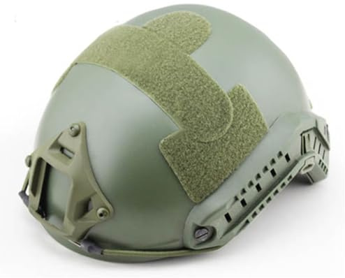 Casco Verde Regolabile Con Adattatori Multifunzionali E Design Traspirante Equipaggiamento Tattico Per CS Allenamento