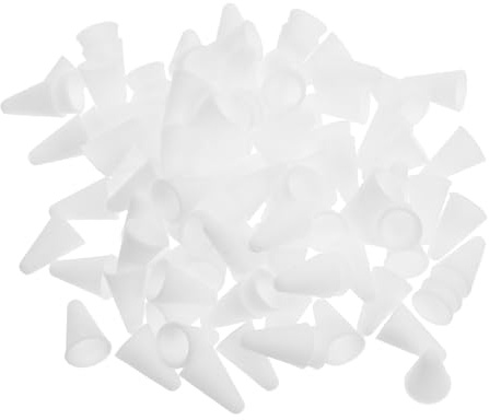 HIAKDOFT 200 Unidades Tapas de Punta de Bolígrafo de Silicona Antideslizantes para Lápices Stylus Protectores Aplicables para Puntas de Bolígrafo Electrónico Repuestos Suaves para Tabletas