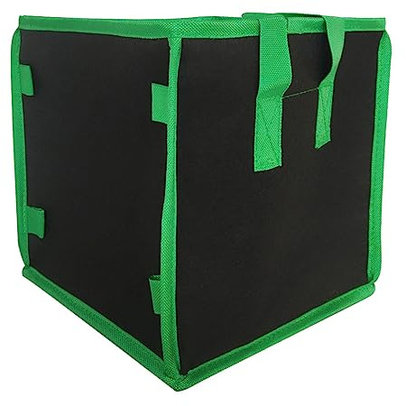 Bemonew Vasi per piante in tessuto Gallone Grow Bags Vasi per piante in tessuto 10 sacchetti quadrati per piantare con manico resistente Secchi per piantare per trapianto