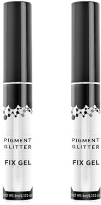ABOOFAN Pegamento Purpurina para Ojos Base de Sombra de Ojos Duradera y Brillante 2piezas Adecuado para Maquillaje Glitter y Sombras de Larga Duración