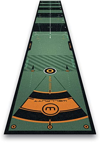 WELLPUTT - Puttingmatte Golftraining - 4m grün