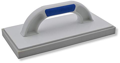 DEWEPRO® Schwammgummi Reibebrett (PS) 280x140mm - Putzbrett mit 20mm Schaumstoffauflage für Fugenarbeiten