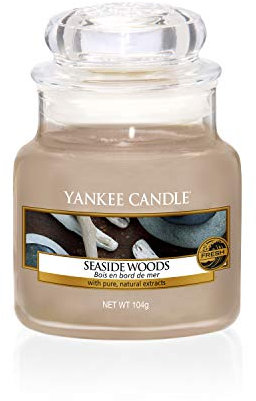 Yankee Candle Duftkerze im Glas (klein) | Seaside Woods | Brenndauer bis zu 30 Stunden