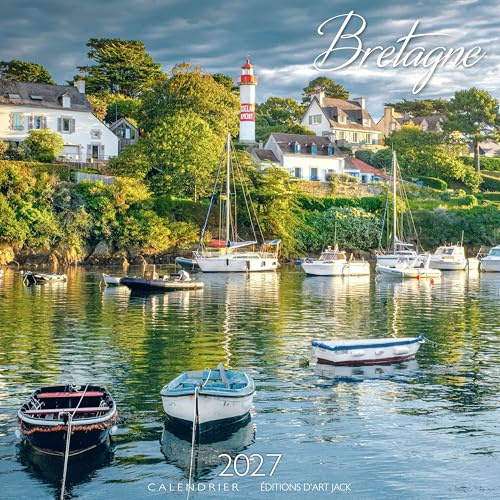 Calendrier Bretagne Bateaux 2027 Vannes Carnac - (AJZ01) + offert un agenda de poche