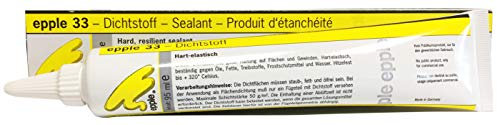 EPPLE CHEMIE Dichtstoff 95ml, Gelb, Silikon, 1 Stück, Wasserfest, Paste