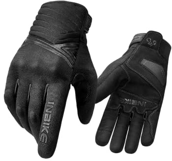INBIKE Winter Motorradhandschuhe Wasserdicht Warm Winddicht mit Harter Schutz Motocross Motorrad Handschuhe Herren Damen IM902W