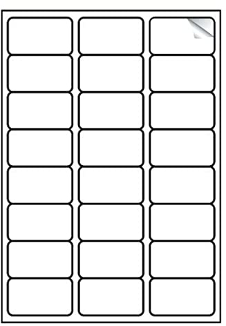 Lot de 25 feuilles de 24 étiquettes d'adresse autocollantes FBA pour imprimantes laser à jet d'encre 64 x 34 mm