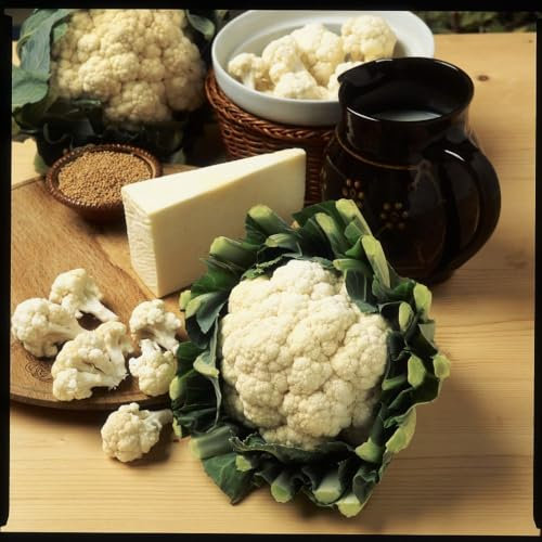 Cauliflower 'All The Year Round' Seeds - Versatile Dwarf Variety for Continuous Harvest - Easy to Grow - Hardy Biennial – 3X 1 Packet (200 Seeds + 25% Extra Free) by Thompson & Morgan