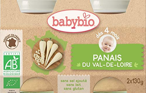 Babybio panais du centre val de Loire dès 4 mois 2x130g
