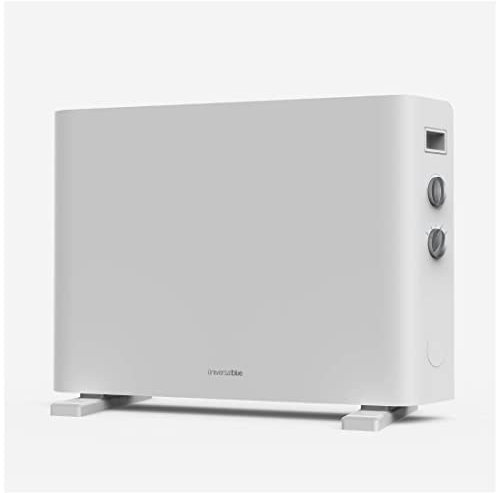 UNIVERSALBLUE Convector Turbo Blanco 2000W | Termoventilador Calefactor 2 Potencias | Protección contra Sobrecalentamiento