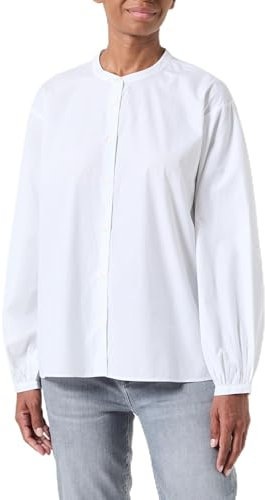 Tommy Hilfiger Blusa Mujer Balloon Blouse Manga Larga, Blanco (TH Optic White), 46