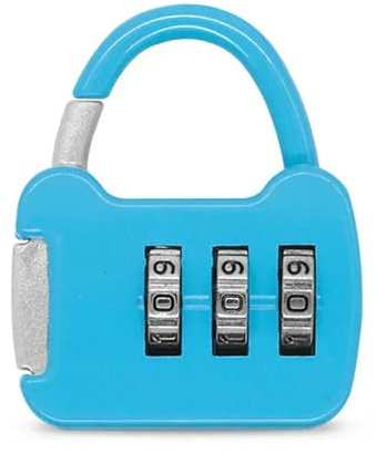 SLJYM Lightweight Padlock Compact Cabinet Trolley Case Purple Red Silver Black Combination Lock Light Green Practical