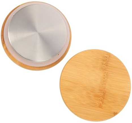 COLLBATH 2 Stück Teiliges Edelstahl Teekannendeckel Ersatzset Luftdicht und Auslaufsicher Langlebiger Schutz für Haushalts teekannen Kompatibel als Filter Schutzdeckel für Täglichen