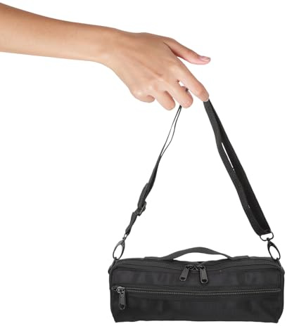 Genérico Bolsa para Piccolo Práctica y Ligera de Lienzo Felpa, Portátil y Resistente para Transportar Instrumentos de Viento al Aire Libre Mano