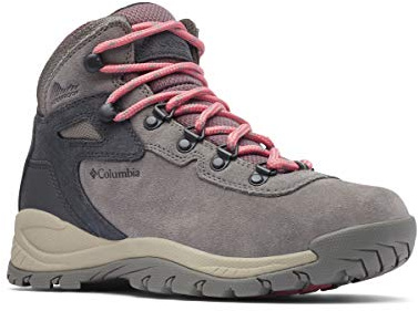Columbia NEWTON RIDGE PLUS WATERPROOF AMPED Chaussures Montantes De Randonnée Et Trekking imperméables Femme, Noir (Stratus x Canyon Rose), 39 EU