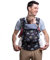 Beco 8 Babytrage Neugeborene ab Geburt bis Kleinkind - Hybrid Baby Trage mit verstellbarem Sitz - Babytrage ab Geburt - Ergonomischer Baby Tragegurt & Baby Carrier - 3-20 kg (Boho Regenbogen)
