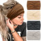 Haarband Damen Boho Stirnbänder Weiche Haarbänder 18 cm Breite Stirnband Elastische Kopfband Haarschmuck für Frauen und Mädchen