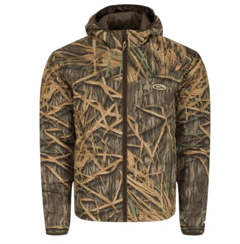 Drake Waterfowl MST Waterfowl Pursuit Synthetic Full Zip Jacket with Hood Original Shadow Grass XXX-Large