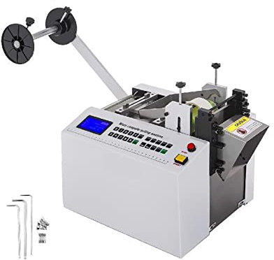 Cortador automático de tubos termorretráctiles YS-100, máquina de corte de 60 Hz, cortador de tubos, cortador de tuberías, for cortar tubos, cables, cintas, láminas Fácil de usar para principiantes y