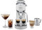 De'Longhi Dedica Duo EC890.WI, Traditional Barista Pump Machine, Espresso And Cold Brew, Manual Coffee Machine with My LatteArt Steam Wand, 15 cm Wide, 2 Espresso, Touch Display, Mug up to 13cm, White