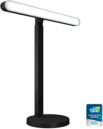 Logitech Litra Beam Premium LED Streaming Key Light with TrueSoft,Adjustable Desktop Mount,Brightness/Color Temp Settings,Desktop App Control for PC/Mac - for Tiktok/YouTube/Zoom Meeting