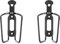ZEFAL Pack Alu Plast 124 Flaschenhalter Fahrrad x 2 - Aluminium Fahrradflaschenhalterung für alle Arten von Fahrrädern - leicht und robust– Schwarz