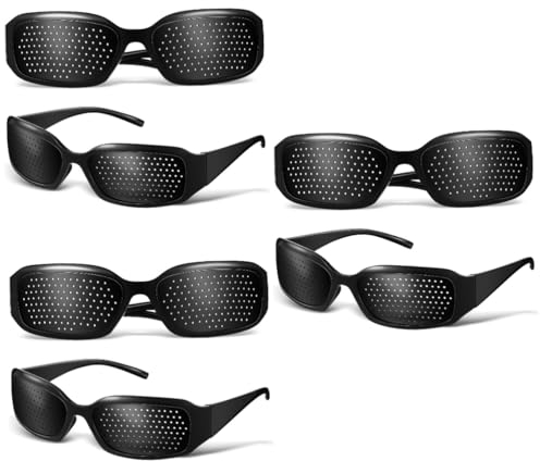 GLEAVI 6 Stk Sehkorrektur Lochblende Augenpflege-tool Sicherheits-sonnenbrille Schweißen Brillen Zur Sehkorrektur Schnapsgläser Aus Glas Glasswear Trinkgläser Pflegebedarf Schüttgut