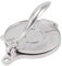Tortilla Press, Aluminum Alloy Dough Press Tool Manual Tortilla Maker Pressing Tool for Pizza Pie Patty Making (16cm Silver)